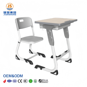 Escritorio y Silla Escolar Individual Ajustable al por Mayor para Aula - Product Image 1