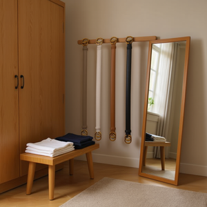 Cinturón de Cuero Genuino de 2.5 cm con Hebilla con Letra Cg, Cinturones de Moda para Mujer - Product Image 3