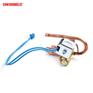 วาล์วทองแดงแบบกลับ<span class=keywords><strong>ทิศทาง</strong></span> <span class=keywords><strong>4</strong></span> ทาง สำหรับเครื่องปรับอากาศซันชองลิค ใช้กับปั๊มความร้อนแบบอากาศสู่น้ำ อะไหล่สำหรับการแลกเปลี่ยนควา<span class=keywords><strong>ม</strong></span>ร้อน - Product Image 4
