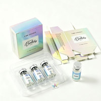 Holografische Geprägte Kunstpapier-Luxus-Geschenkbox mit Einlage für Hautpflege- und Kosmetikverpackungen