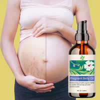 Huile naturelle pour le ventre de la femme enceinte Aide à l'élimination des vergetures Massage de grossesse Huile d'olive à la vitamine E
