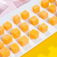 Haccp/Brc Certificaat 4d Mango Vruchtensap Vierkante Kubus Vorm Gummy Candy