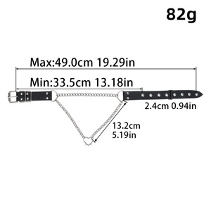 QKKQ Metal Nipple <b>Clamps</b> with Bells and Collar Leather Choker <b>U</b> Shaped <b>Clamps</b> Nipple Toys Breast Clips BDSM Sex Toys for Couples - Product Image 3