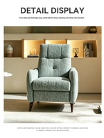 Fauteuil individuel moderne minimaliste en tissu, zéro gravité, pour salon, balcon, petit appartement, canapé paresseux, mobilier de maison