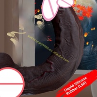 Fournisseur en gros de jouets pour adultes en silicone liquide, texture réaliste extra longue et très rugueuse, pour couples, OEM, dildo personnalisé pour boutique pour adultes