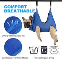 Hamac de toilettage pour animaux de compagnie au prix d'usine |   Sling de suspension pour chien et chat avec kit de coupe-ongles