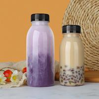 Bouteille en plastique PET de thé au lait de haute qualité de qualité alimentaire 400ml 500ml 600ml Bouteille de jus jetable