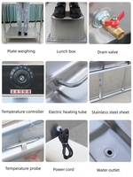 Table chauffante pour aliments et boissons
