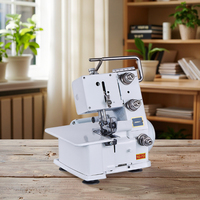 JUKKY Mini Machine à coudre surjeteuse domestique 3 fils FN2-7D-B Machine à coudre domestique Machine à coudre