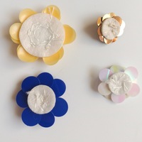 Type de vente chaude mélange forme mélange couleur paillettes patchs fleurs décoration Type fleur Appliques