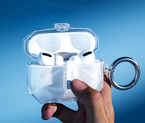 Pour <span class=keywords><strong>Airpods</strong></span> <span class=keywords><strong>Pro</strong></span> 3 Nouvel étui de protection en TPU anti-chute avec couvercle à ressort automatique pour casque - Product Image 3