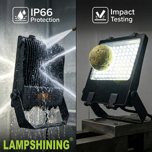 Faro LED 200W 180lm/W 36000lm DLC ETL IP66 per Parcheggi USA e Medio Oriente, Lampada per Stadi ad Alta Temperatura, Garanzia 5 Anni - Product Image 3