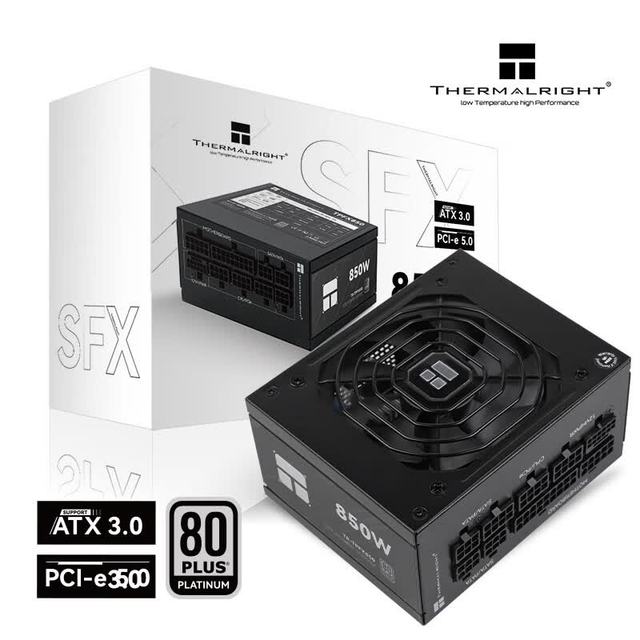 Thermalright TR-TPFX 850 850W SFX Power Supply 80 PLUS Platinum Full Modular PSU DC-to-DC for Small Form Factor Gaming PC