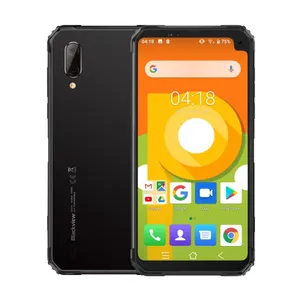 2020 Hot Selling Original Blackview BV6100 IP68 Tri-Proof Smartphone 5580mAh Battery Mobile Phone