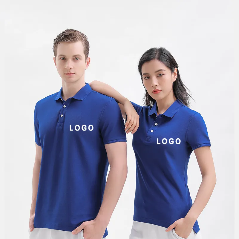 Cool Team Polo Áo Sơ Mi Nam Nữ Mùa Xuân Hè Ngắn Polos Nam Nữ Rắn Tee Tops Công Ty Quần Áo Làm Việc Slim Fit S-4XL