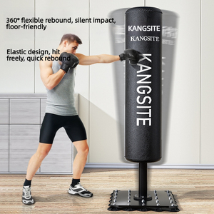 Saco de Boxeo Resistente con Absorción de Impactos, Saco de Arena para MMA con Base de Succión Fuerte para Entrenamiento en Interiores, Hogar, Oficina y Gimnasio - Product Image 4