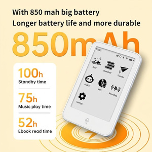Mini lecteur électronique intelligent AI, écran tactile de 3,68 pouces, appareil de lecture électronique, batterie longue durée de 850 mAh, prise en charge <span class=keywords><strong>du</strong></span> Wi-Fi, cadeau de lecture pour étudiants - Product Image 1
