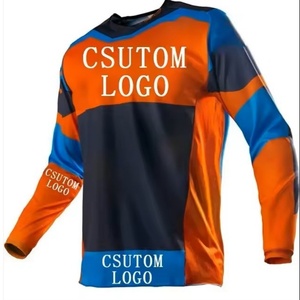 ชุดแข่งหนังระบายอากาศแขนยาวสำหรับรถจักรยานยนต์บนถนนจักรยานเสือภูเขาแห้งเร็วลดความเร็วในการขับขี่ชุดกีฬาปั่นจักรยาน - Product Image 3