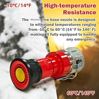 Buse d'extinction d'incendie en aluminium ZYfire ZY-2IN de 2 pouces, raccord camlock pour tuyau d'incendie, accessoire d'équipement de lutte contre l'incendie