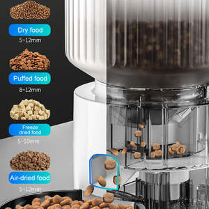 Alimentador automático de mascotas PAPIFEED, máquina de cuencos de <span class=keywords><strong>autoservicio</strong></span> de acero inoxidable con patrón sólido, alimentación de sincronización inteligente ecológica - Product Image 5