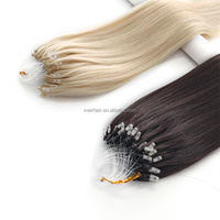 Extension de cheveux naturels, livraison gratuite, prix de gros, Nanoring Hair, Microlink Hair, Extension de cheveux humains, Double étiré, Long Micro anneau naturel
