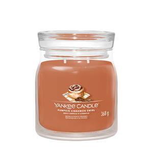 Yankee Candle - Candela in Vaso Medio con 2 Stoppini, Profumo di Zucca e Cannella - Product Image 1