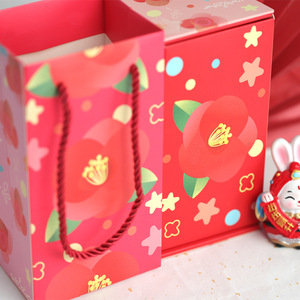 Sáng tạo hộp phong bì màu đỏ hiệu ứng nảy món quà bất ngờ cho mẹ bạn gái tân gia trăng tròn mẫu miễn phí có sẵn - Product Image 4