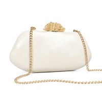 Bolsos de Mano de Acrílico y Poliéster de Color Sólido al por Mayor de Fábrica, Bolsos de Lujo con Cadena y Cierre, Bolsos de Moda para Fiestas, Bolsos de Moda para Bodas