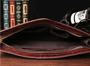 <span class=keywords><strong>Pochette</strong></span> da <span class=keywords><strong>Uomo</strong></span> Personalizzata in Pelle di Coccodrillo Fashion per Tutte le Stagioni - Product Image 3