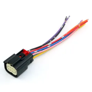 Relé rociador de Terminal hembra automotriz OEM, enchufe de coche, montaje de fusible de 8 pines, Conector de arnés de cables de enchufe eléctrico para automóvil