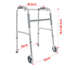 Andador de Movilidad Plegable Ligero y Portátil con Marco de Aluminio Ajustable Feiyang Medical FY912L para Adultos Mayores/Discapacitados, 220 lbs - Product Image 5