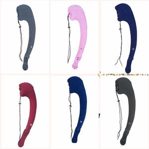 Inflatable Travel <b>Pillow</b> U <b>Shape</b> Grey 28x24x10cm Portable Neck Support for Car Use - Product Image 5