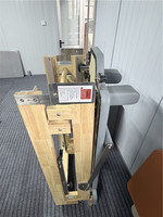 Reformer de Pilates Plegable de Madera de Roble, Portátil, Ajustable, Máquina de Pilates para Entrenamiento de Equilibrio con Altura de Piernas Ajustable