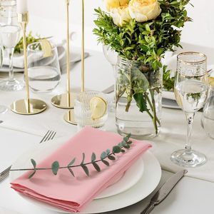 Diverses serviettes de table en tissu polyester pour mariage, fête, banquet, événements - Product Image 2