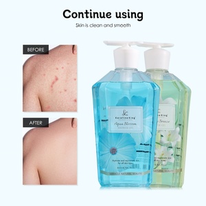 Gel de Ducha Exfoliante Corporal Natural y Orgánico de Marca Privada, Más Vendido, con Aroma a Limón, Gel de Ducha Aclarante - Product Image 5