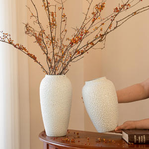 Vase en céramique blanche de style Art Déco, design chinois rétro créatif, à grand ouverture, pour hydroponie, spécial Dracaena <span class=keywords><strong>Sanderiana</strong></span>, pour intérieur - Product Image 2