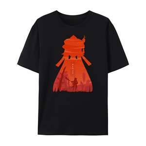 Genshin Impact T-shirt unisexe Shadow Art T-Shirt Design Short Sleeve Cotton T-Shirts Casual - Product Image 6