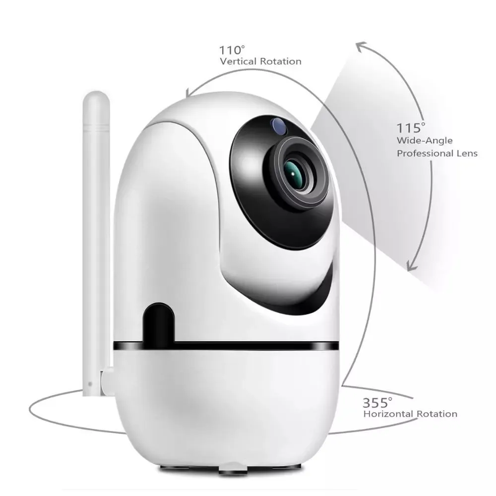Wifi Audio Baby Monitor IP Camera 1080P Night Vision Two Way Motion tracking Baby Sleeping Video Camera Home Security Cam