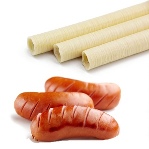Tripas de Colágeno <span class=keywords><strong>Halal</strong></span> para Salchichas, Grado Alimenticio, Calibres 15mm, 16mm, 18mm, 20mm, 21mm, 22mm, 25mm, 26mm, 28mm, 30mm, 32mm, 36mm, 38mm - Product Image 5