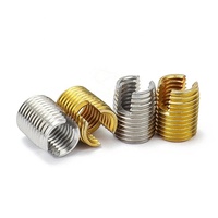 Carbon Steel Stainless Steel Helical Coil Wire Ensat Slotted Type Bushing Self Tapping Thread Inserts for Thread Repair