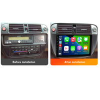 Autoradio Android 9 pouces avec GPS, WIFI, lecteur FM pour Honda Civic 1995-2000, Carplay, écran tactile, audio vidéo multimédia pour voiture