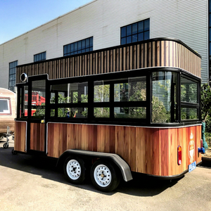 ZOWN Durable Steel Electric <b>Concession</b> Cart Four Wheel Mobile Food Truck Custom Accessories Fast Food Drinks Retail Business - Product Image 1