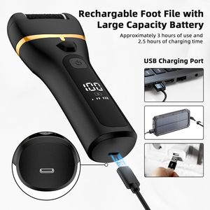 Appareil électrique pour éliminer les callosités des pieds, moteur puissant, rechargeable par USB, avec 3 têtes de ponçage - Product Image 4