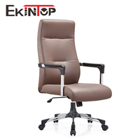 Chaises de bureau confortables pour cadres, réglables en hauteur, pivotantes, en cuir, chaise d'ordinateur en cuir