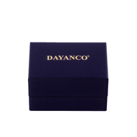 DAYANCO personnaliser PU velours diamant gemme affichage pierre paquet boîte unique pierre boîte diamant gemme boîte