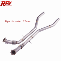 Système d'échappement Catback en acier inoxydable 304 pour Porsche Cayenne E3 9YO