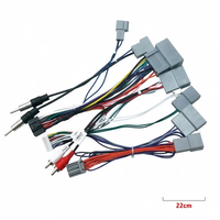 Arnés de Cableado ISO, Decodificador de Bus CAN, Conector de Audio RCA, Adaptador de Cable de 16 Pines para Honda Spirior, Accord, Acura TSX