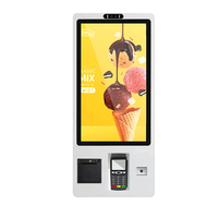 Kiosco de Autoservicio con Pantalla Táctil de 21.5, 23.6 y 24 Pulgadas para Restaurantes KFC, Máquina de Pedidos con Soporte de Piso y Terminal de Pago