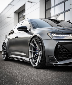 Jantes de voiture en alliage d'aluminium SJ Custom Deep Concave CF.3-FF R Monoblock forgées <span class=keywords><strong>5x112</strong></span> 5x120 18-22 <span class=keywords><strong>pouces</strong></span> 1 pièce pour RS7 E60 F10 E30 - Product Image 1