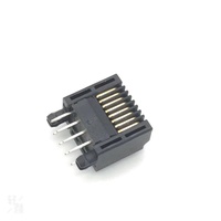Connecteur Ethernet RJ45 8P8C 8 broches pour carte de circuit imprimé avec contact en laiton, tension nominale 1000V, courant 1,5A